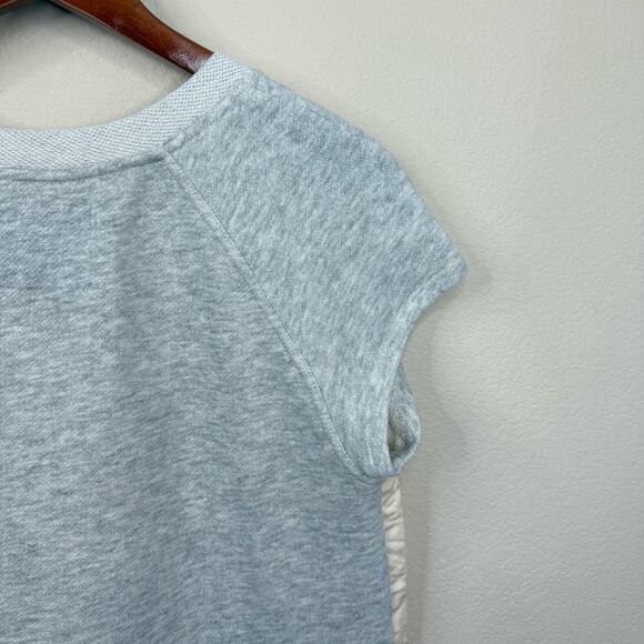 Anthropologie Cream and Gray Long Sleeve Tee - Picture 6 of 13